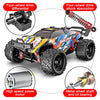 PHOUPHO Remote Control Car 1:18 Scale 45Km/h 4WD RC Car, Waterproof Drift Off-Road New HP Brush Motor with Two Rechargeable Batteries, Hobbyist Grade for Adults, Toy Gift for Boys Girls and Adults