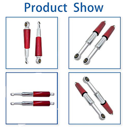 Motorcycles Shocks Struts Absorber Replacement for Honda CL70 CL90 CL90L CM91 CT70 CT90 CT110 S65 S90 XL75 (Red)
