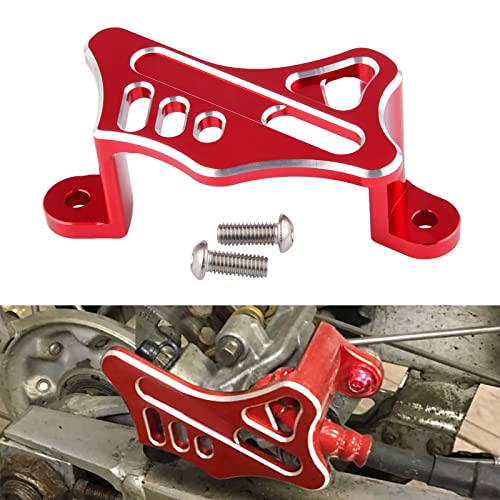 NICECNC Red Rear Brake Caliper Guard Cover Protector Compatible with Honda CR125R 250R 2002-2007 CRF250R 450R 250X 450X 250RX 450RX 2002-2020 CRF450L 2019-2020