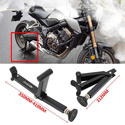 Motorcycle Rear and Front Wheel Lift Stand Trail Stand Easy And Portable-Second Generation New Design for Most Motorcycle Wheels