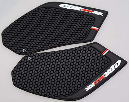 REVSOSTAR Real Carbon Look, Protector Pad, Tank Pad Decal Stickers, Tank Side Traction Pad, Fuel Gas Tank Cap,Anti Slip sticker, Traction Side, Fuel Knee Grip Decal for CBR 600RR 2003-2006