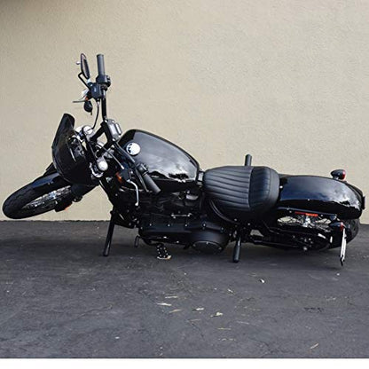 WOWTK Passenger Peg Crash Bar Frame Slider fits for Harley Davidson softail street bob,low rider and Heritage Classic 2018-2022