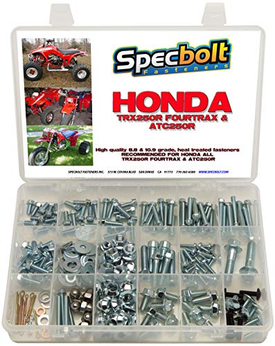 250pc Specbolt Fasteners Brand Bolt Kit: fits TRX250R Fourtrax & ATC250R Quad and Three Wheeler TRX 250R ATC