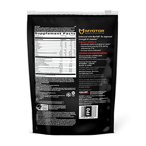 GNC AMP Wheybolic Alpha with MyoTOR Protein Powder | Targeted Muscle Building and Workout Support Formula with BCAA | Supports Testosterone Levels | 40g Protein | 9 Servings | Classic Vanilla