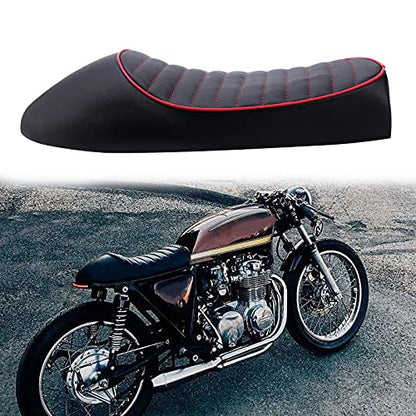Universal Motorcycle Flat & Hump Saddle Cafe Racer Refit Vintage Seat Cushion For KZ400 KZ550 K750 Z650 W650 CB100 CB125 CB175 CB200 CB350 CB360 …