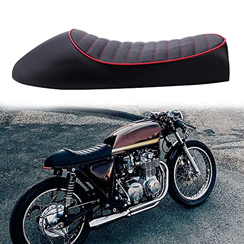 Universal Motorcycle Flat & Hump Saddle Cafe Racer Refit Vintage Seat Cushion For KZ400 KZ550 K750 Z650 W650 CB100 CB125 CB175 CB200 CB350 CB360 …