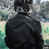 Motorcycle Jacket For Men Textile Motorbike Dualsport Enduro Motocross Racing Biker Riding CE Armored Waterproof All-Weather (Black, Large)