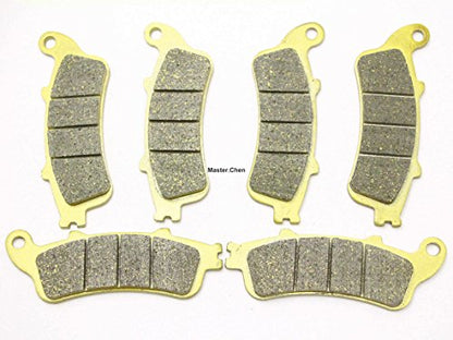 Master Chen Front Rear Brake Pads Brakes for Honda GL 1800 / A ABS Goldwing VFR 800 A Fi ST 1300 CBR 1100 VTX 1800 FA261FR