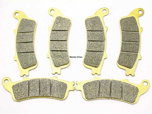 Master Chen Front Rear Brake Pads Brakes for Honda GL 1800 / A ABS Goldwing VFR 800 A Fi ST 1300 CBR 1100 VTX 1800 FA261FR