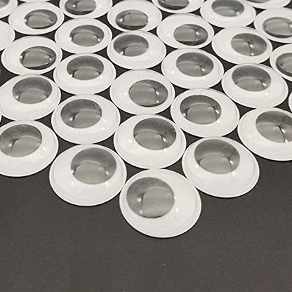 200pcs Wiggle Eyes for Crafts Googly Eyes Self Adhesive 1 Inch Sticky Googly Eyes for Crafts 25MM DIY Decoration Accessories.