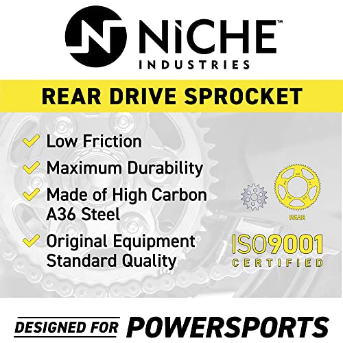 NICHE 420 Pitch Front 15T Rear 32T Drive Sprocket Kit for 1983-2006 Yamaha PW80 Y-Zinger BW80 Big Wheel 80