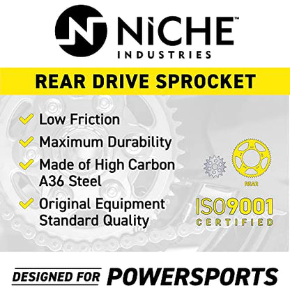 NICHE 420 Pitch Front 15T Rear 32T Drive Sprocket Kit for 1983-2006 Yamaha PW80 Y-Zinger BW80 Big Wheel 80