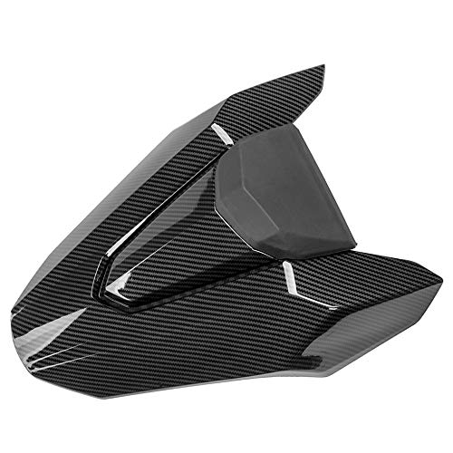 Safuotn Motorcycle CB650R CBR650R Rear Seat Cowl Cover Passenger Pillion Cowl Solo Seat Cover Tail Section Fairing for Ho-n-da CB 650R CBR 650R 2019 2020 CBR650 R Accessories (Carbon fiber look)
