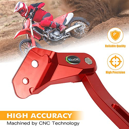 NICECNC Red Side Stand Kickstand Christmas Gift Compatible with Honda CRF450R 2019-2023 CRF250R 2019-2023 CRF250RX 2022-2023