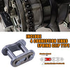 MRELC 428H Motorcycle Chain+ Chain Breaker,118-links Heavy Duty Drive Chain