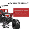 Led Tail Light Brake Assembly for Yamaha 2006-2009 YFZ450 5TG-84710-21-00 (Clear Lens)