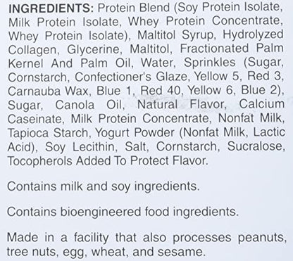 Pure Protein Bars, High Protein, Nutritious Snacks to Support Energy, Low Sugar, Gluten Free, Birthday Cake, 1.76 oz, Pack of 12