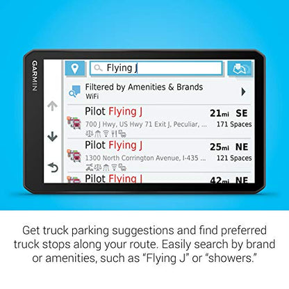 Garmin dezl OTR700, 7-inch GPS Truck Navigator, Easy-to-read Touchscreen Display, Custom Truck Routing and Load-to-dock Guidance, 7 Inch