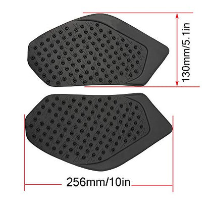 Motorcycle Rubber Tank Traction Pad Side Gas Knee Grip Protector Compatible With CBR 600RR 2003 2004 2005 2006