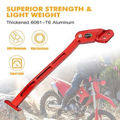 NICECNC Red Side Stand Kickstand Christmas Gift Compatible with Honda CRF450R 2019-2023 CRF250R 2019-2023 CRF250RX 2022-2023
