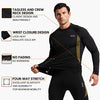 Thermal Underwear for Men, CL convallaria Long Johns Winter Hunting Gear Sport Base Layer Top and Bottom Set Midweight Black L