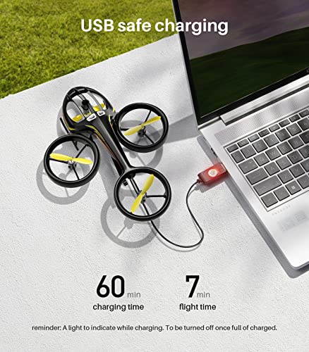 SYMA RC Helicopter, Latest Remote Control Drone with Gyro and LED Light 4HZ Channel Plastic Mini Series Helicopter for Kids & Adult Indoor Outdoor Micro Toy Gift for Boys Girls[Newest Model]