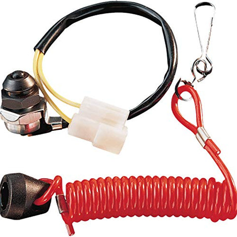 Polaris Snowmobile Coiled Tether Kill Switch Kit, Red,  Part 2874379