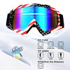 ATV Goggles Dirt Bike Motorcycle Goggles Motocross Anti UV Goggles Dustproof Windproof MX Off Road Goggles for Men Women Adult Youth Kids Riding Racing