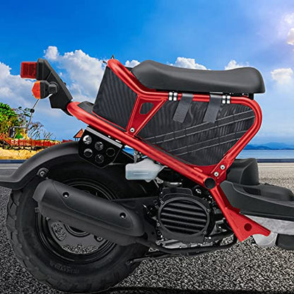 Sresk Ruckus Storage Accessories, Under Seat Storage Bag for Ruckus AKA Zoomer 2010-2022 Scooters Water and Tear Resistant 1680D Nylon with Shoulder Straps Luggage Saddle Bag (Red Piping)