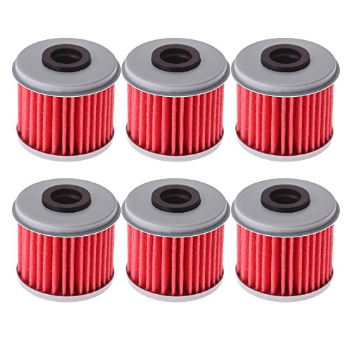 Oil Filter For 2002-2018 HONDA CRF450R CRF450 CRF 450R 450 replaces part# 15412-MEB-671(pack of 6)