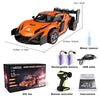 VATOS 1:16 Remote Control Car - 2.4 GHz Metal RC Cars with Spraying Mist & Light for Kids, 20 Km/h Electric Sport Racing Hobby Toy Car with 2 Rechargeable Batteries Provide 50 Min Playtime for Boys