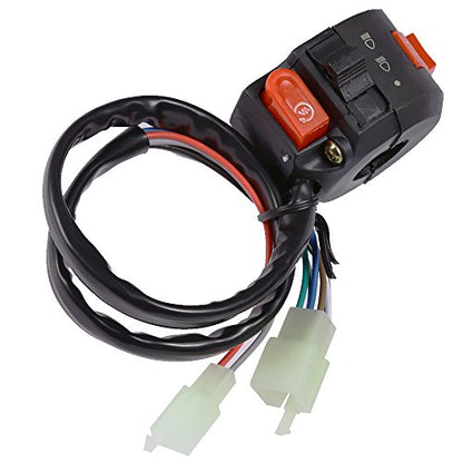 Left Handlebar Start ATV Kill Light Starter Switch Fit for 50cc 70cc 90cc 110cc 125cc Chinese Taotao Sunl Roketa