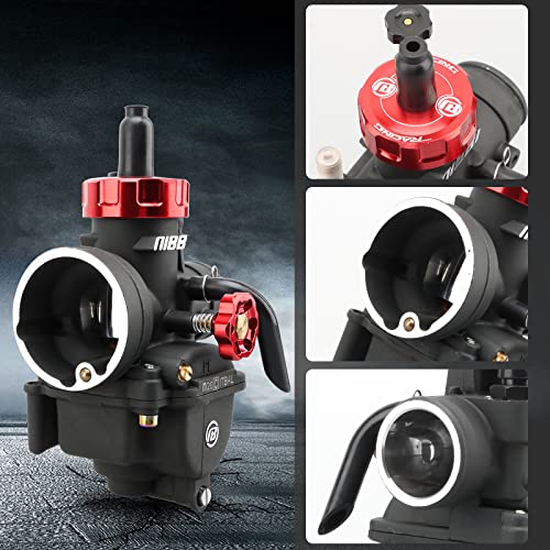 NIBBI 26mm 150cc Carburetor with Jets for 4 Stroke Engines Electric Choke Motorcycle Scooter, Fit YAMAHA KAWASAKI SUZUKI Apollo Dirt Bike Mini Bike SSR TTR KYMCO SYM TAOTAO GY6 Scooter Moped