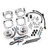 Show Chrome 52-915A Motorcycle Triduum LED Fog Light Kit With Turn Signals for Honda Goldwing GL1800 2001-10