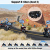 FODSPORTS Motorcycle Bluetooth Intercom, M1S Pro 2000m 8 Riders Group Motorbike Helmet Communication System Headset Universal Wireless Interphone (Waterproof/Handsfree/Stereo Music/GPS/2 Pack)
