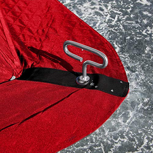 Eskimo 19151 Quickfish 2i Insulated Pop-Up Portable Hub-Style Ice Fishing Shelter, 25 Square Feet of Fishable Area, 2 Person Shelter