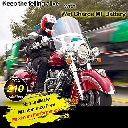 Weize YTX12-BS Motorcycle Battery High Performance - Maintenance Free - Sealed YTX12 BS AGM Rechargeable ATV Batteries compatible with Honda Kawasaki Suzuki