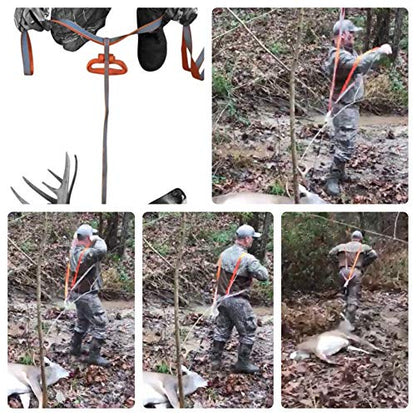 MULTUS: Deer Drag & Harness; Every Way to Drag a Deer in ONE Product Fast & Easy! Hunting Gear Hunting accessory for deer hunter