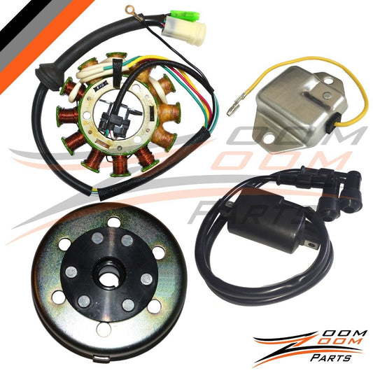 STATOR REGULATOR IGNITION COIL FLYWHEEL Fits YAMAHA BANSHEE 350 YFZ350 1987-1994 FREE FEDEX 2 DAY SHIPPING