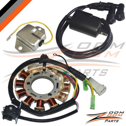 STATOR REGULATOR RECTIFIER & IGNITION COIL Fits YAMAHA BANSHEE 350 YFZ350 87-94 FREE FEDEX 2 DAY SHIPPING
