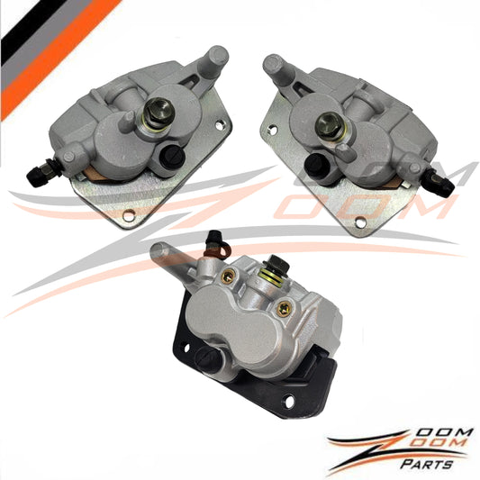 DUAL PISTON FRONT & REAR BRAKE CALIPER UPGRADE FOR 2005-2014 Honda Trx400ex/Trx400x FREE FEDEX 2 DAY SHIPPING