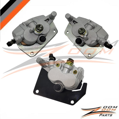 DUAL PISTON FRONT & REAR BRAKE CALIPER SET UPGRADE FOR 1999-2004 Honda Trx400ex FREE FEDEX 2 DAY SHIPPING