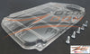 Clear Air Box Lid Cover With Black Air Filter Fits 1987-2004 Yamaha Warrior 350 YFM 350 MADE IN U.S.A FREE FEDEX 2 DAY SHIPPING
