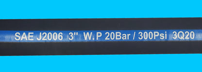 3" Inch ID x 48" 4ft Foot Marine Wet Exhaust Hose Wire Reinforced SAE J2006 300 PSI