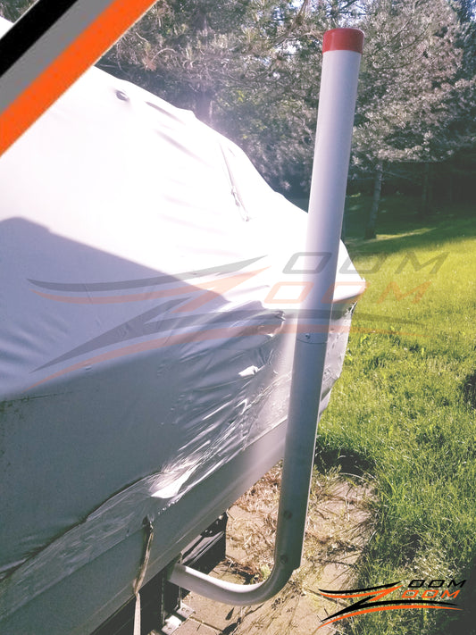 Boat Trailer Guides PVC Clamp On Adjustable 46" Tall Brackets Pair Set