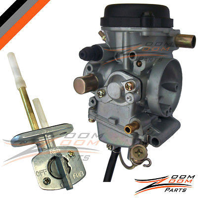 2000 - 2006 Yamaha Kodiak 400 Carburetor and Fuel Gas Petcock Valve ATV