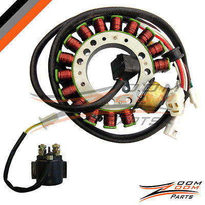 Yamaha Kodiak 400 Magneto Stator Starter Relay 1993 1994 1995 1996 1997 1998 NEW