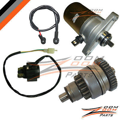 Xtreme Seaseng Qlink 49cc 50cc Starter Motor Drive Clutch Relay GoKart Moped