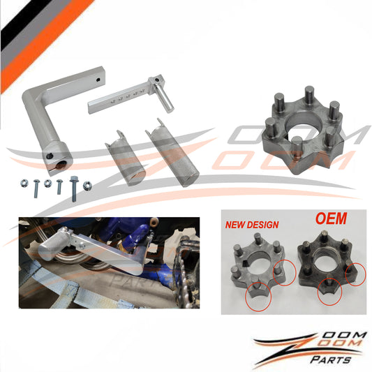 Ultimate Shifting Kit For 1987-2004 Yamaha Warrior & 2004-2013 Raptor 350 yfm350 Adjustable Direct Shifter & Shift star Combo