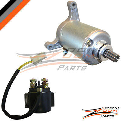 1987 - 2004 Yamaha Warrior 350 Starter Motor & Solenoid Relay YFM YFM350 350X